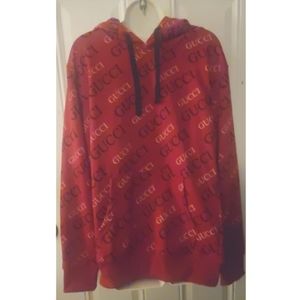 GUCCI GRAPHIC PULLOVER HOODIE SWEATSHIRT